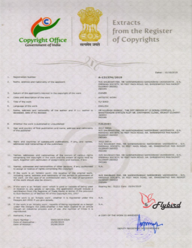 About_Certificate_copyright FLYBIRDINDIA